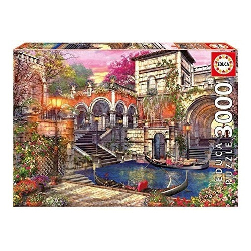 Puzzle X3000 Piezas Romance En Venecia