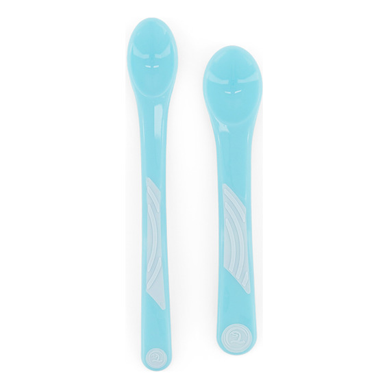 Set 2 Cucharas Alimentación Twistshake Bebé 6m+ Ergonómicas