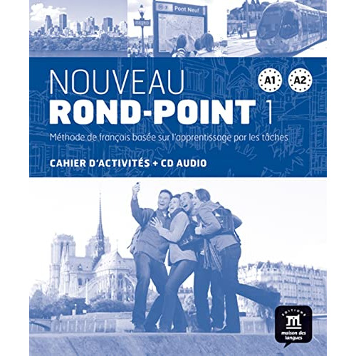 Nouveau Rond-point 1 A1/a2 - Cahier D'activites + Audio Cd, De Labascoule, Josiane. Editorial Difusion, Tapa Blanda En Francés, 2011