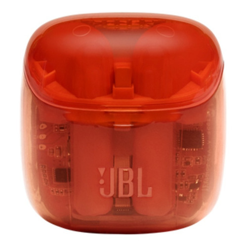 Audífono in-ear gamer inalámbrico JBL Tune 225TWS ghost orange con luz LED