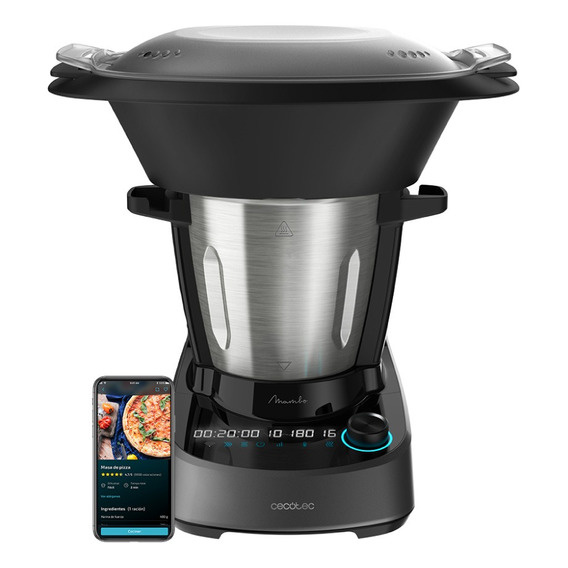 Robot De Cocina Cecotec Mambo 11090 App Wifi 3,3l 4 En 1 Color Negro