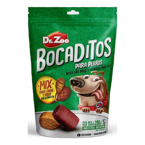 Golosinas Perros Dr.zoo Bocaditos Mix 200 Gr