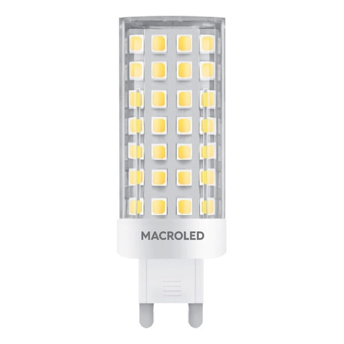 Lampara Led Bipin G9 12w Macroled 220v Blanco Cálido 2700k Color de la luz Tipo de Blanco Cálido 2700K Tamaño de Lampara ø24x66mm