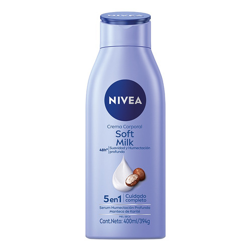  Crema Corporal NIVEA Soft Milk 5en1 400ml
