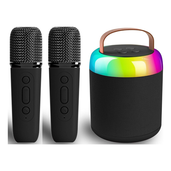  Mini Karaoke Para Niños, Bluetooth 2 Micrófono Inalámbricos