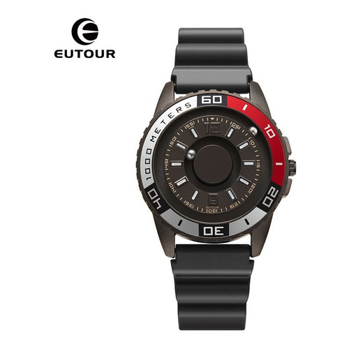 Reloj De Lujo De Cuarzo De Moda Eutour Color del bisel Negro