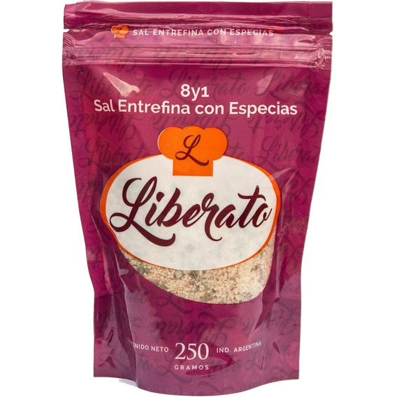 Sal Entrefina Liberato Con Especias  8y1  250gr X1u