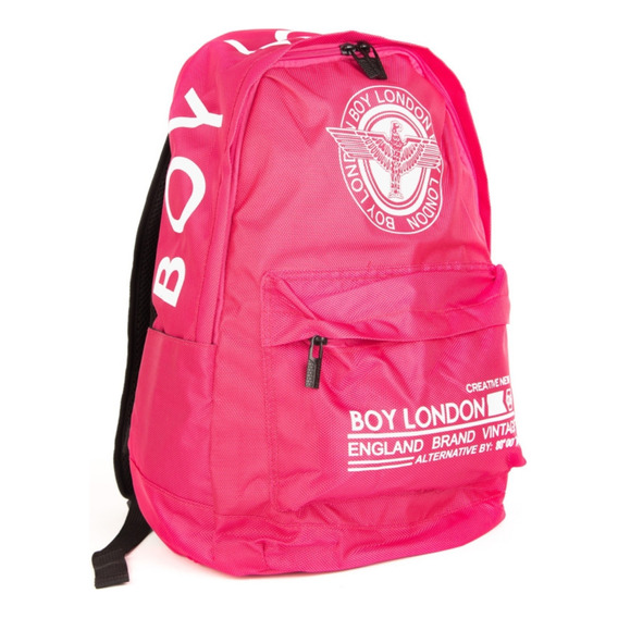 Mochila Rosa Urbana Escolar Juvenil Casual Boy London