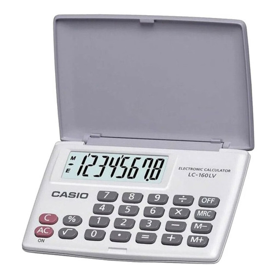 Calculadora Básica De Bolsillo Casio Lc-160lv Febo