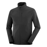 Campera Salomon Nacvery Fz Negro -s85602