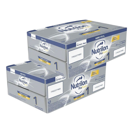 Nutrilon 1 Profutura 0 A 6 Meses 24 Bricks De 200 Ml X 2 Un