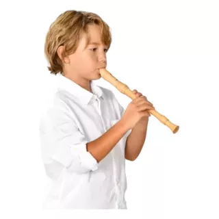 Flauta Dulce De Gran Calidad Colegio Infantil Flauta Musica Color Blanco