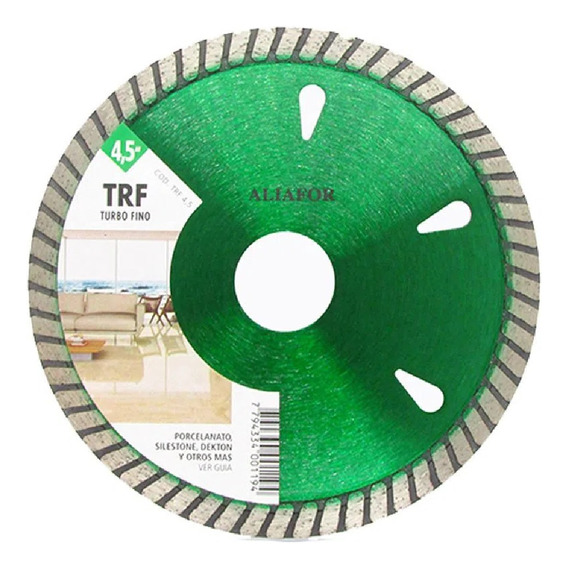 Disco De Corte Aliafor Turbo Fino Trf 115mm X 1.2mm 4.5 