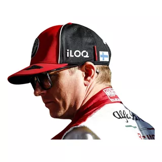 Gorra Kimi Raikkonen Alfa Romeo F1 Visera Curva Linea 2020