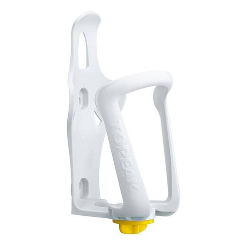 Soporte Topeak Modula Cage Ex blanco con forma de caramanhola