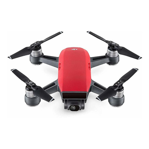 Mini drone DJI Spark Fly More Combo con cámara FullHD red 2 baterías