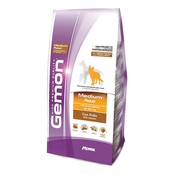 Gemon High Premium Perro Adulto Raza Mediana 20 Kg