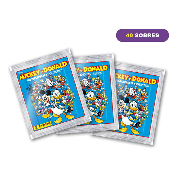 Pack Mickey Y Donald (40 Sobres)