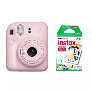 Cámara Instantánea Fujifilm Instax Kit Mini 12 + 10 Fotos Blossom Pink