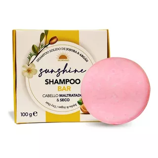 Shampoo Sólido Para Cabello Maltratado Jojoba Argan  100g