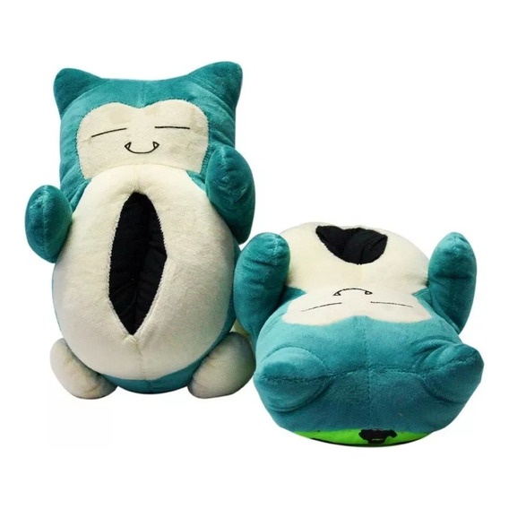 Babuchas Snorlax Pokemon Serie Anime Pantuflas