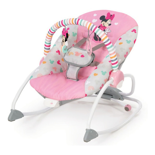 Bright Starts Minnie Mouse Forever Besties silla mecedora para bebé 12209 rosa