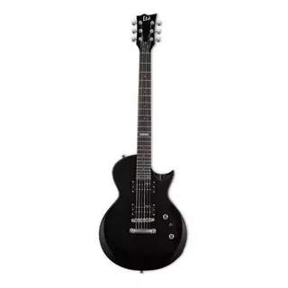 Guitarra Eléctrica Ltd Ec Series Ec-10 De Tilo Black Negro Con Diapasón De Engineered Hardwood