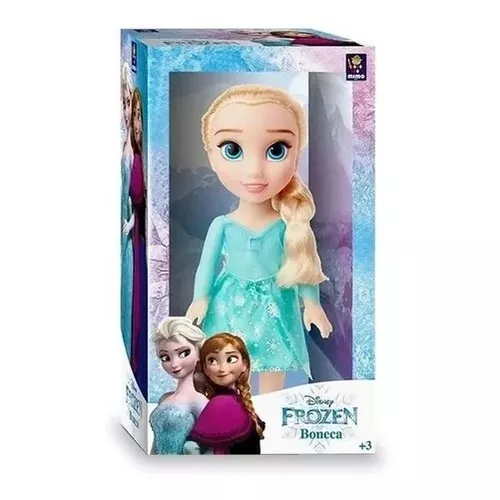 Boneca Elsa Princesa Clássica Frozen Disney Brinquedo Menina