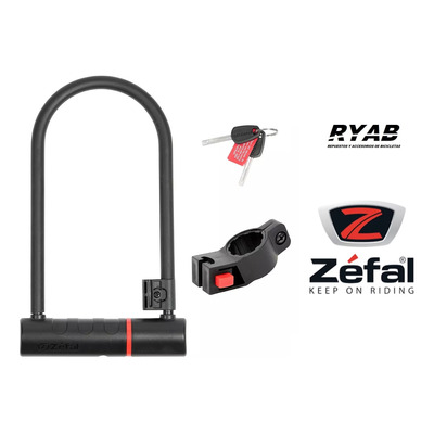 Tranca Candado U-lock Zéfal K-tranz - Bicicletas Motos