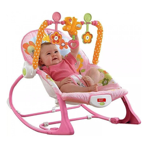 Silla Vibradora Mecedora Musical Niña-niños Baby Rocker Coneja