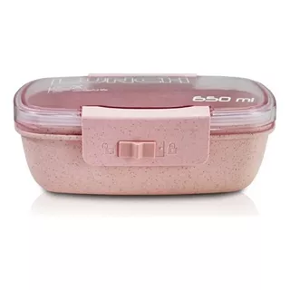 Pote Marmita Lunch Box 650 Ml - Rosa - Jacki Design