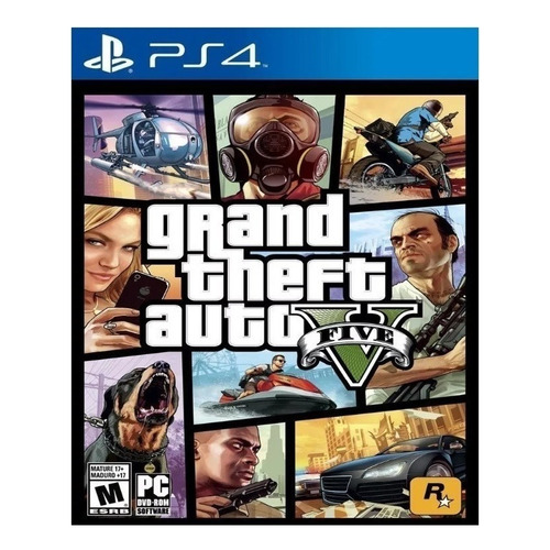 Grand Theft Auto V  Standard Edition Rockstar Games PS4 Físico