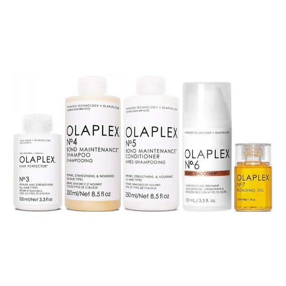 Olaplex N°3 + N°4 + N°5 + N°6 + N°7 Tratamiento Reparador