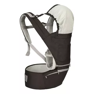 Mochila Porta Bebé Canguro By Bag Hipseat Deluxe 8 - Kiddy Color Gris