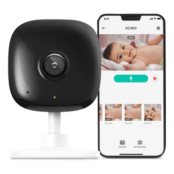 Kasa Smart - Cámara De Seguridad 2k Para Monitor De Bebé