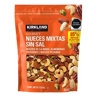 Kirkland Signature Nueces Mixtas Sin Sal Con 1.13 Kg