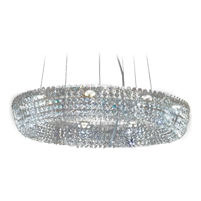 Colgante Aro Led 60w Patagonia Caireles 60cm Cromo Rd