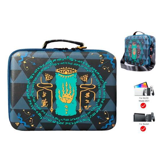 Maleta Estuche Protector Nintendo Switch Viajera Zelda Oled