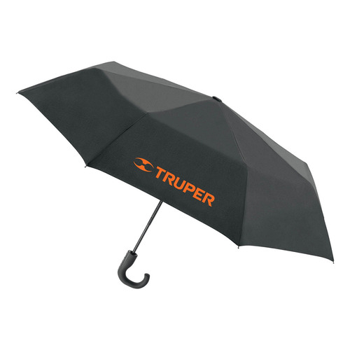 Paraguas Compacto Plegable 100 Cm Truper 66074 Color Negro