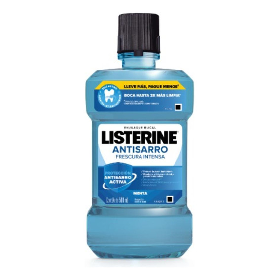 Enjuague Listerine Anti-sarro 500 Ml.