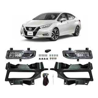 Kit Faros Niebla Versa 2020 2021 2022 Juego Completo 