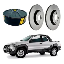  Disco Freio Dianteiro Strada Adventure 1.8 2009 A 2016