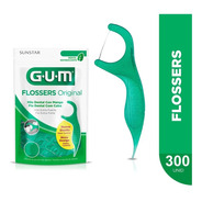 Flosser - Fio Dental Com Cabo (gum) 5 Pacotes (300 Unidades)