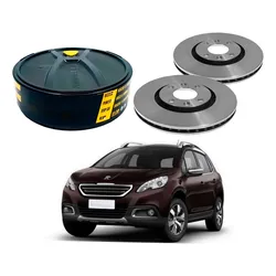  Disco Freio Dianteiro 283mm Peugeot 2008 1.6 Thp 2015 A 2018