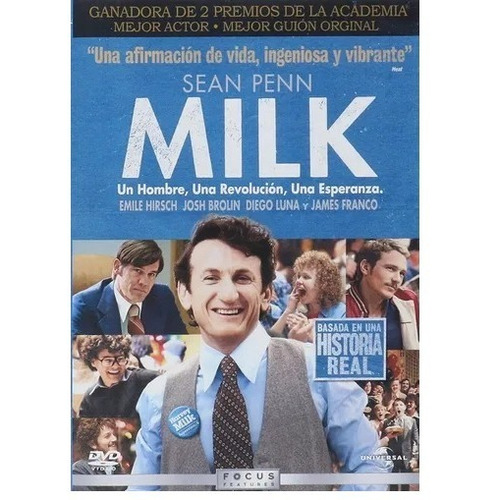 Milk Un Hombre, Una Revolución, Una Esperanza / Dvd Nuevo 