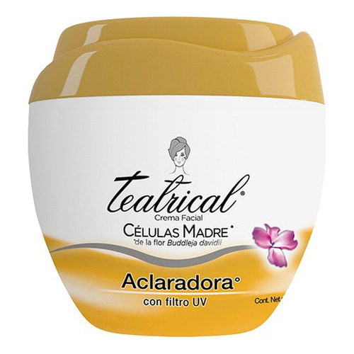 Teatrical Crema Facial Aclaradora Celulas Madre 100g Momento de aplicación Día/Noche Tipo de piel Todo tipo