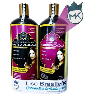 Nueva Keratina Cirugia Capilar Marroquina Brillo De Seda 1lt