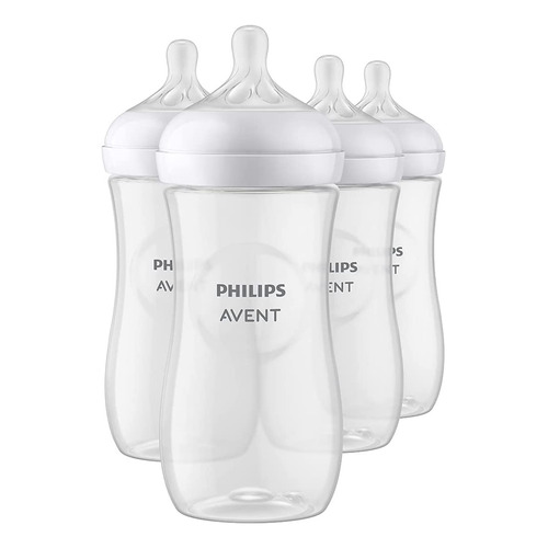 Set 4 Biberones Philips Avent Natural 330ml 3m+ Scy906/04 #4