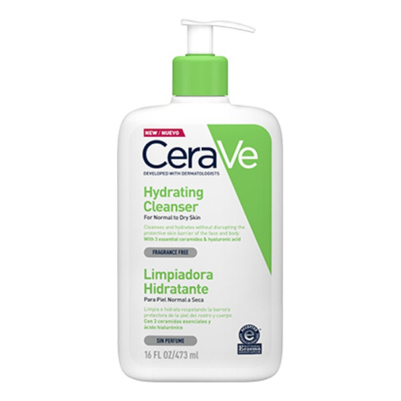  Loción para cuerpo CeraVe Corporal Loción Limpiadora Hidratante en dosificador 473mL