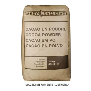 Cacau Em Pó Natural Barry Callebaut  1kg Wenutri